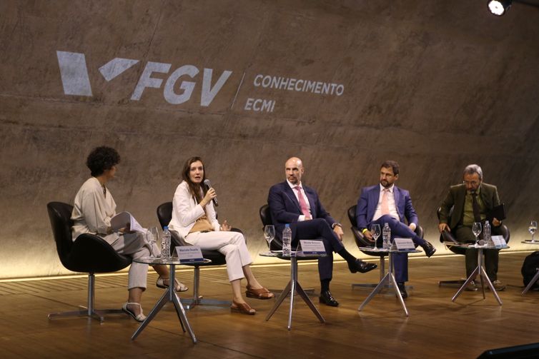 EBC e FGV realizam seminário sobre desinformação, inteligência artificial e democracia, na sede da FGV, no Rio -Tânia Rêgo/Agência Brasil