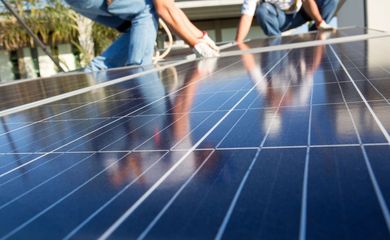 Placas para geração de energia solar