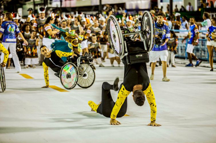 Rio de Janeiro (RJ) 15/02/2024 - Embaixadores levam diversidade e inclusão para o Sambódromo.<br /> Foto: Gui<p style=