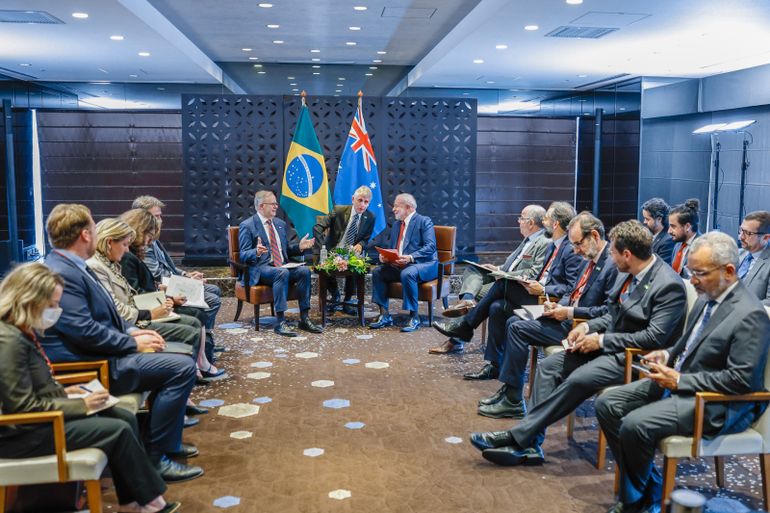 Presidente Lula com Primeiro-ministro da Austrália | Agência Brasil