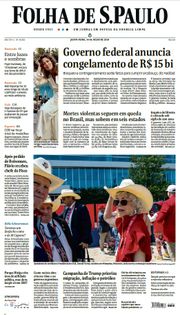 Capa do Jornal Folha de S. Paulo Edição 2024-07-19