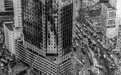 São Paulo (SP) 30/01/2024 -  50 anos do incêndio do Edifício Joelma.
Foto: Bombeiro Mato Grosso do Sul/Divulgação