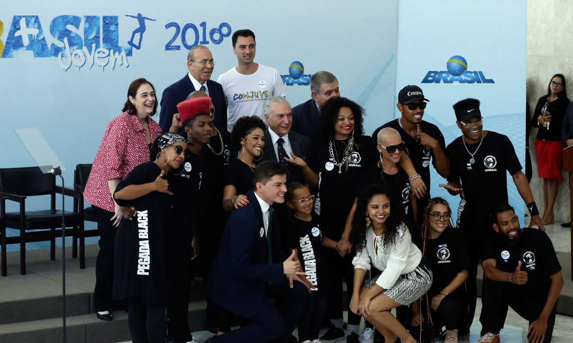 Brasília - Cerimônia de lançamento do Programa Brasil Mais Jovem 2018, no Palácio do Planalto (Valter Campanato/Agência Brasil)