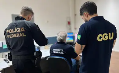 Brasília (DF), 11/02/2025 - A Polícia Federal deflagrou a Operação Dissímulo, com o apoio da Controladoria-Geral da União - CGU e da Receita Federal do Brasil, para desarticular um grupo criminoso voltado à prática de fraudes em licitações na área de terceirização. Foto: PF/Divulgação