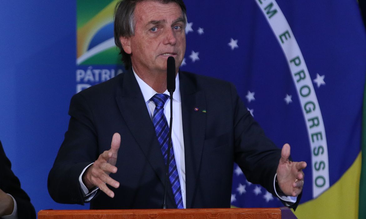 O presidente Jair Bolsonaro participa do anúncio de novas medidas do Programa Crédito Brasil Empreendedor