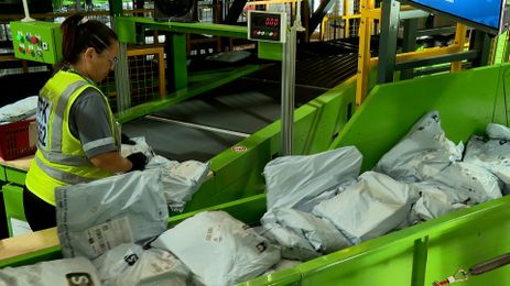 Triagem de mercadorias em Viracopos