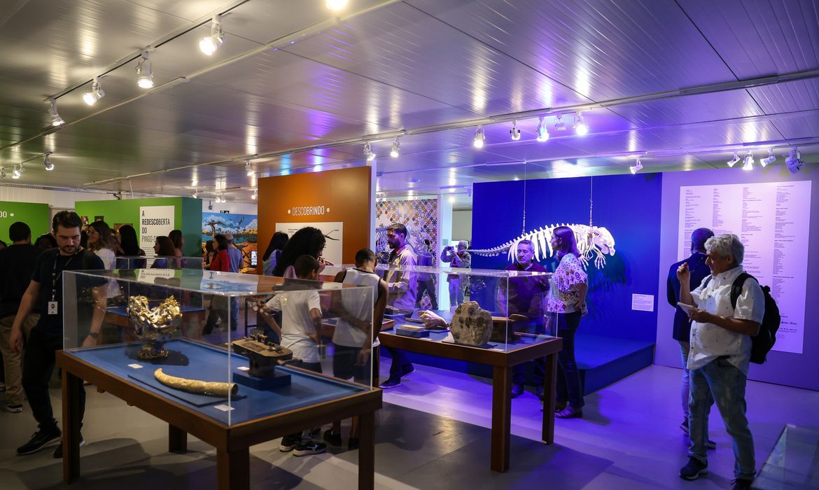 Rio de Janeiro (RJ), 29/08/2024 – Museu Nacional inaugura novo espaço com a exposição “Um Museu de Descobertas”, em São Cristóvão, zona norte da capital fluminense. Foto: Tomaz Silva/Agência Brasil