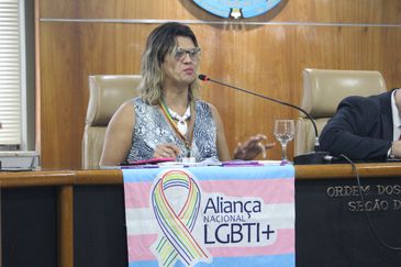 Brasília (DF), 26/06/2026 - FOTO DE ARQUIVO - Dia do orgulho LGBT. Rafaelly Wiest presidente Aliança Nacional LGBTI+. Foto: Rafaelly Wiest/Arquivo Pessoal