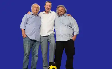 São Paulo (SP), 21/01/2026 - Trio de Ataque: TV Brasil e Rádio Nacional lançam novo programa esportivo com Juca Kfouri, José Trajano e Lúcio de Castro. Foto: Paulo Pinto/Agência Brasil