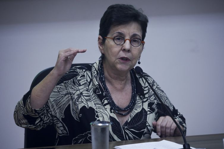 Brasília (DF) 01/02/2022 – A diretora Socioambiental do BNDES, Tereza Campello durante apresentação do balanço do Fundo Amazônia em 2023. Foto: Joédson Alves/Agência Brasil