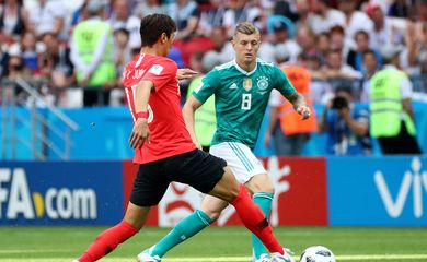 Copa 2018, Coréia e Alemanha, Início de jogo  REUTERS/Pilar Olivares