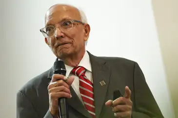 Brasília (DF), 19/03/2025 - O especialista em ciências do solo e prêmio Nobel da Paz, Rattan Lal, durante o encontro promovido pela Embrapa: 