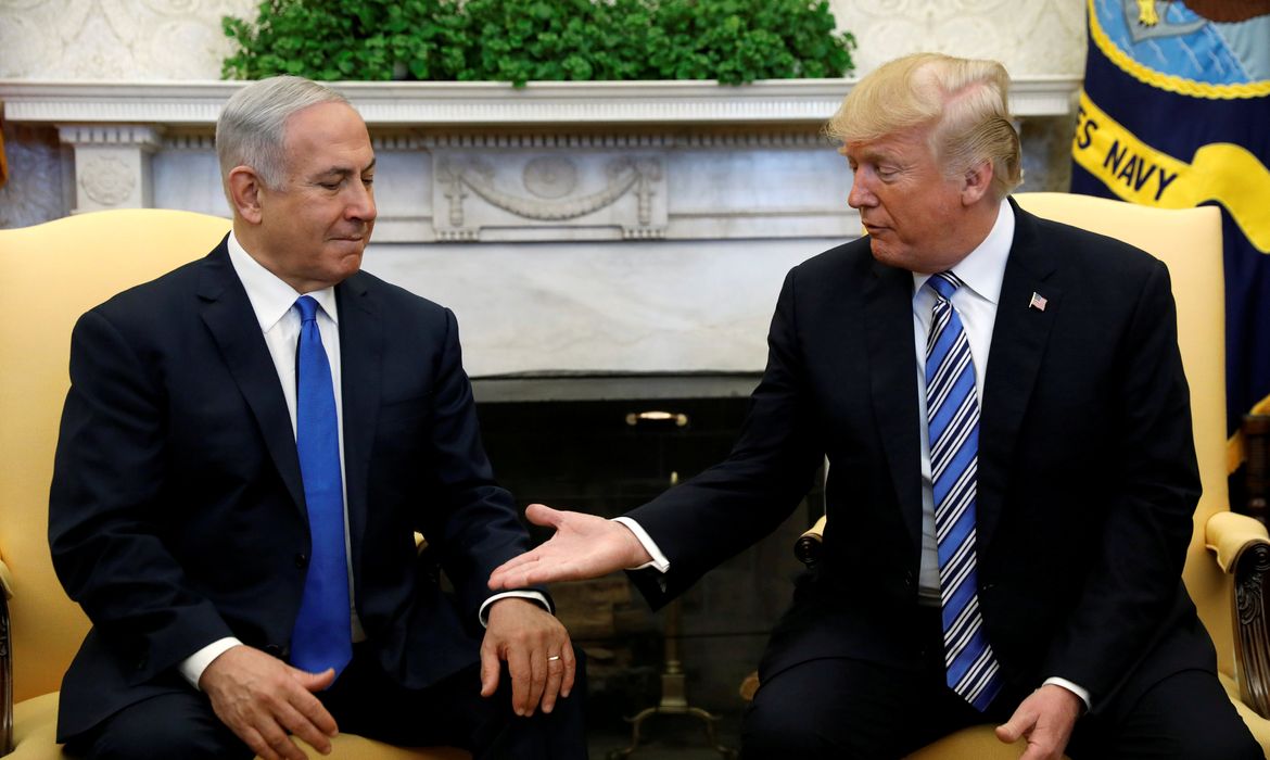 Trump e Netanyahu se encontraram na Casa Branca nesta segunda-feira