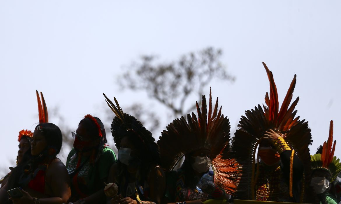 2ª Marcha Nacional das Mulheres Indígenas, em Brasília.