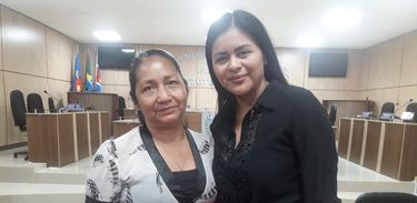 Vereadoras indígenas alto solimões Nagela Araujo e Arlinda Coelh