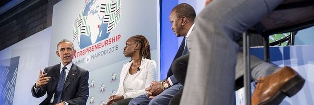Barack Obama participa de encontro de empreendedorismo no Quênia