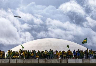 Brasília (DF), 08.01.2023 - Manifestantes golpistas invadem o Congresso Nacional, STF e Palácio do Planalto. Foto: Marcelo Camargo/Agência Brasil