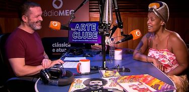 Thalma de Freitas no videocast Arte Clube 