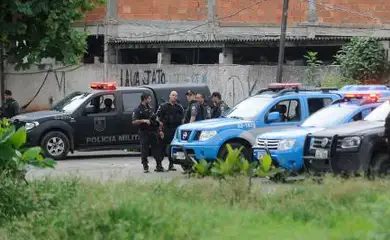 Polícia Militar na Maré, na zona norte do Rio
Foto: Tomaz Silva/Agência Brasil