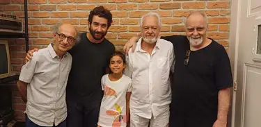 Marcio Malard optou por reencontrar seu mestre, Iberê Gomes Grosso, vivido no programa pelo ator Márcio Nascimento
