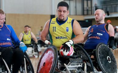 brasil, holanda, rúgbi em cadeira de rodas