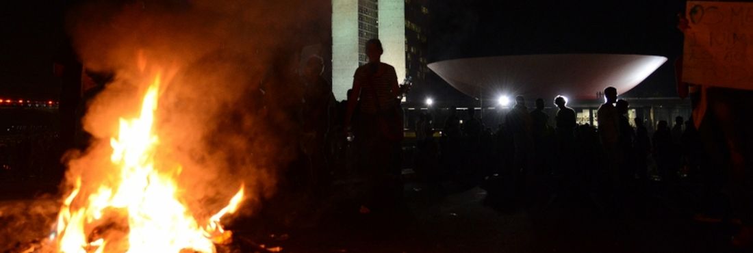 Protestos Brasília, 20 de Junho à noite