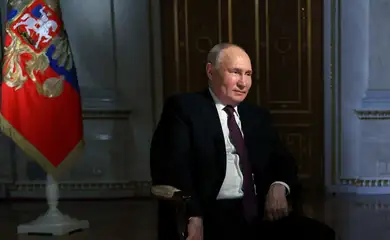 Putin concede entrevista em Moscou
 12/3/2024    Sputnik/Gavriil Grigorov/Pool via REUTERS