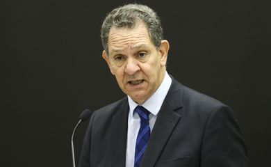 O presidente do Superior Tribunal de Justiça, João Otávio de Noronha, durante o lançamento da 16a edição do prêmio Innovare. 