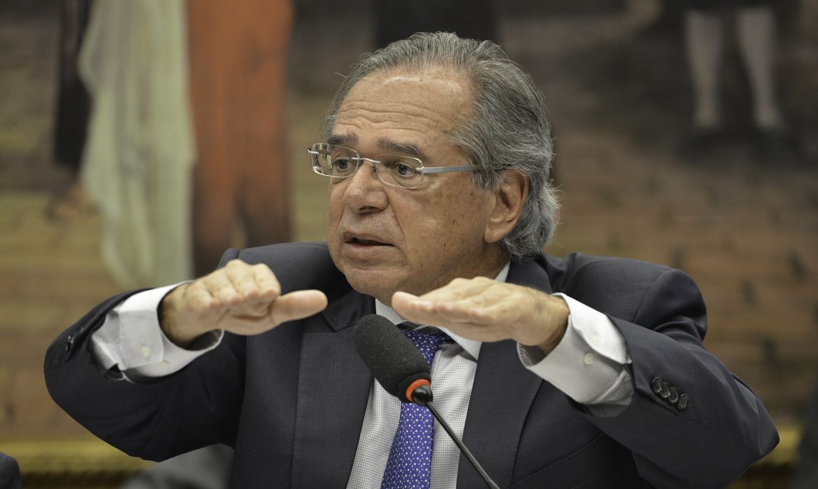 O ministro da Economia, Paulo Guedes, na Comissão de Constituição e Justiça (CCJ) da Câmara, debate a reforma da Previdência (PEC 6/19). 