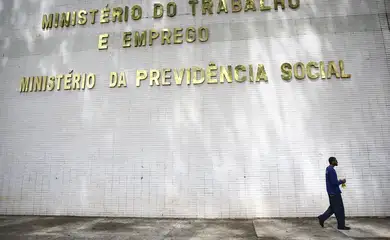 Brasília (DF), 10/04/2023 - Fachada do ministério do Trabalho e Emprego e do ministério da Previdência Social.