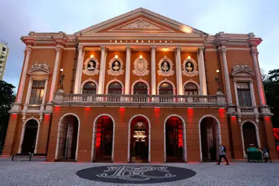 Belém (PA), 06/06/2025 - Fachada do Theatro da Paz, palco do TEDx Amazônia, centro da cidade. Foto: Tânia Rêgo/Agência Brasil