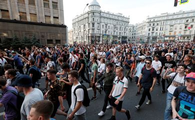 PProtestos, Moscou, Eleições. REUTERS/Shamil Zhumatov