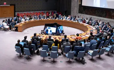 U.S. ambassador to the United Nations Dorothy Shea addresses delegates during a meeting of the United Nations Security Council, following U.S attack on Iran's nuclear sites, at U.N. headquarters in New York City, U.S., June 22, 2025. REUTERS/Eduardo Munoz