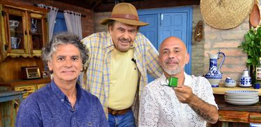 Paulinho Del Ribeiro recebe os cantores e compositores Doryval Neves e Daniel Gonzaga