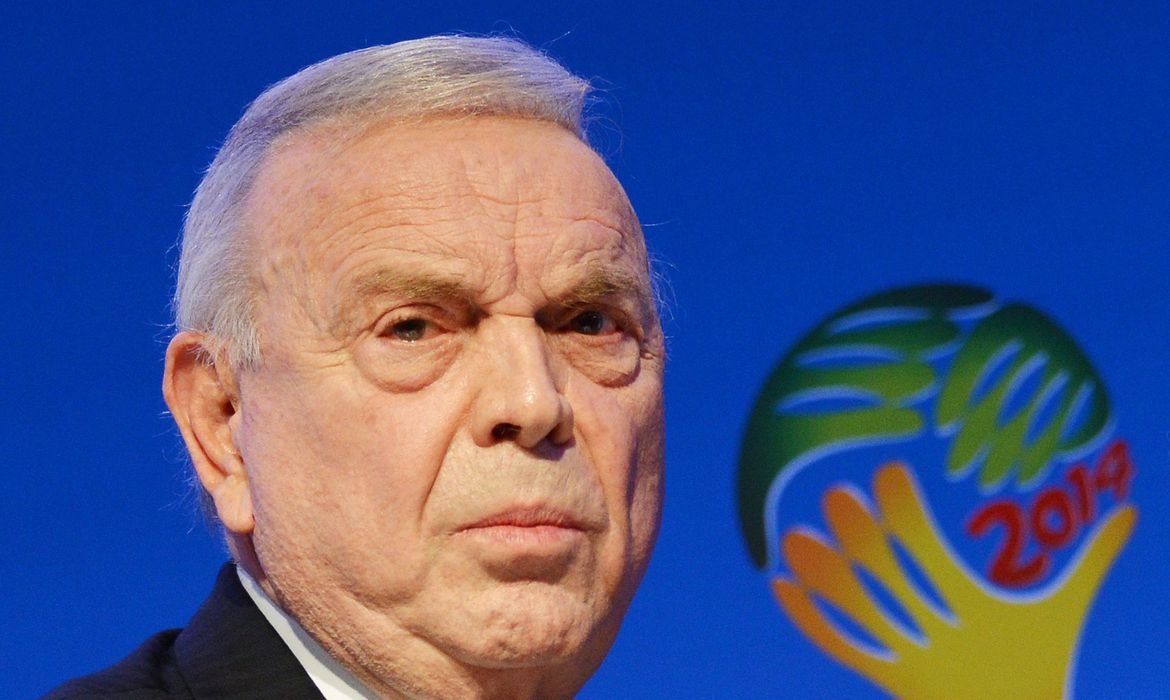 O brasileiro José Maria Marin está entre os detidos na Suíça por corrupção na Fifa