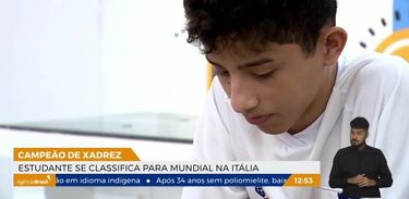 Estudante ense vence Campeonato Brasileiro de Xadrez e conquista vaga  para o mundial na Itália - Rádio e TV Encontro das Águas