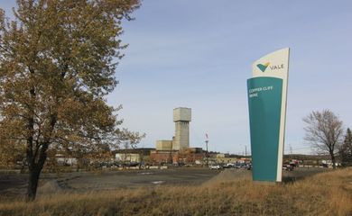 Mina da Vale em Sudbury, Canadá.