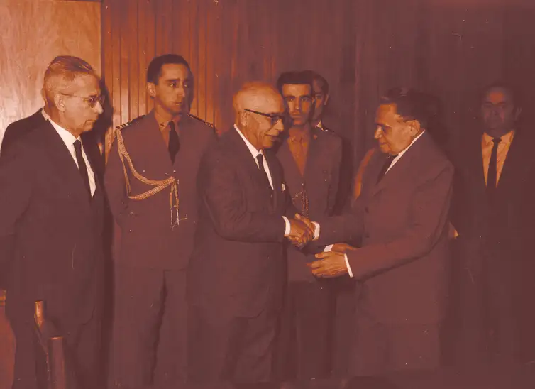 25/06/1964, Posse do General Golbery do Couto e Silva no cargo de chefe do Serviço Nacional de Informações. Foto Ulisses/Acervo EBC