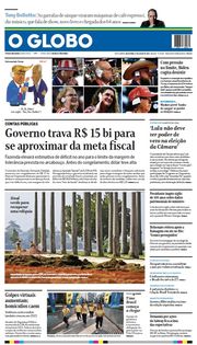 Capa do Jornal O Globo Edição 2024-07-19