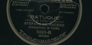 CD da música &quot;Batuque&quot; (1929)