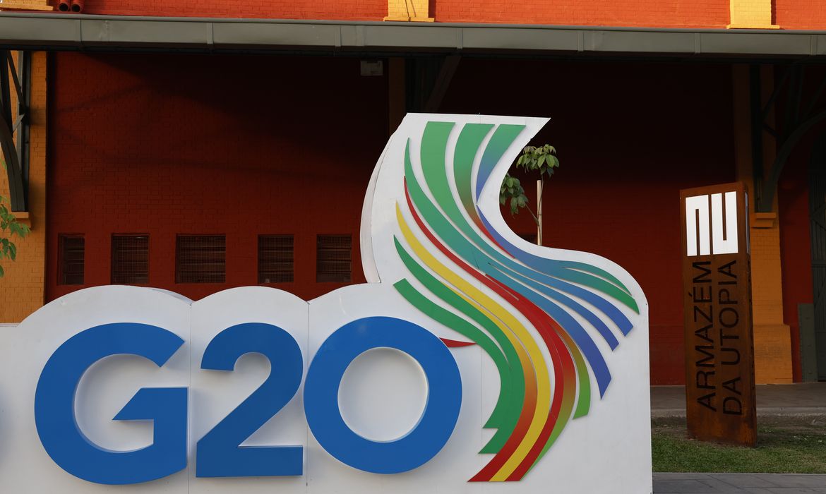 Rio de Janeiro (RJ) 12/11/2024 – Preparativos para os encontros do G20 Social e o Festival Aliança Global Contra a Fome e a Pobreza, na Praça Mauá e armazéns do Boulevard Olímpico, na Zona Portuária. Foto: Fernando Frazão/Agência Brasil