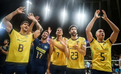 seleção brasileira masculina, vôlei, Brasil, vitória, Eslovênia, Liga das Nações 2025