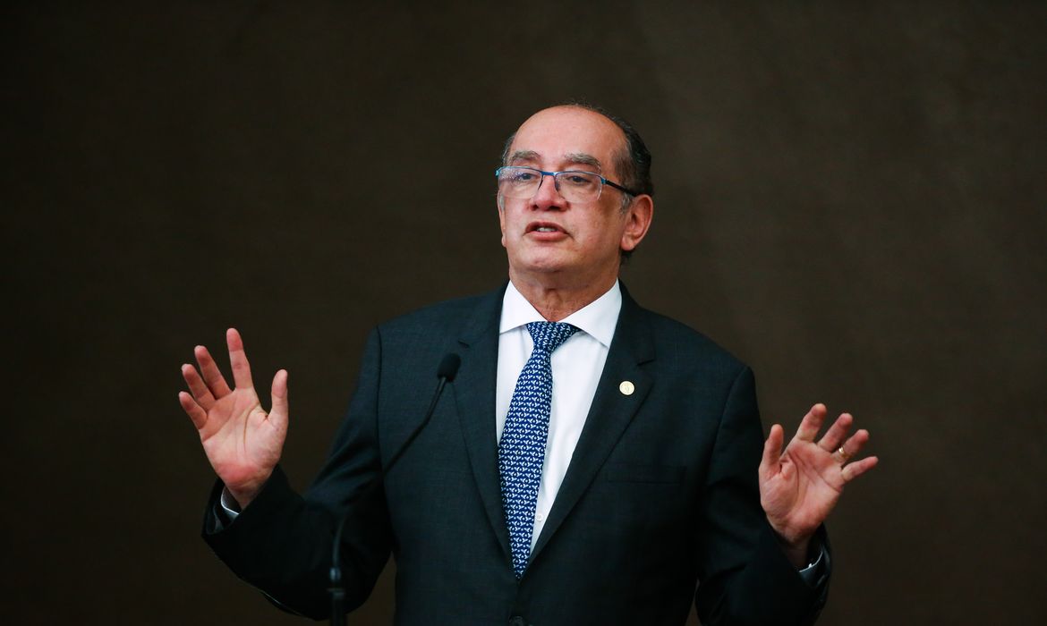 Brasília - O ministro Gilmar Mendes, presidente do TSE, durante o seminário Reforma Política e Eleitoral no Brasil (Antonio Cruz/ Agência Brasil)