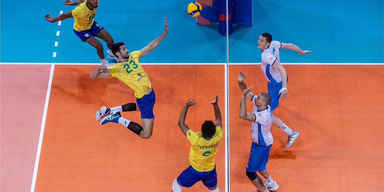 Volei Masculino Brasil Vence Eslovenia Por 3 A 2 Radioagencia Nacional