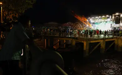 Belém (PA) 13/12/2024 - Shows  na beira do Rio Guamá no Festival Psica 2024, na Cidade Velha. Foto: Fernando Frazão/Agência Brasil