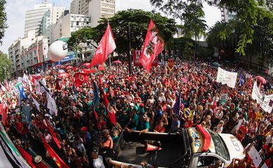 São Paulo (SP), 30/03/2025 - Movimentos sociais e sindicais realizam ato contra a anistia.
Foto: Paulo Pinto/Agência Brasil