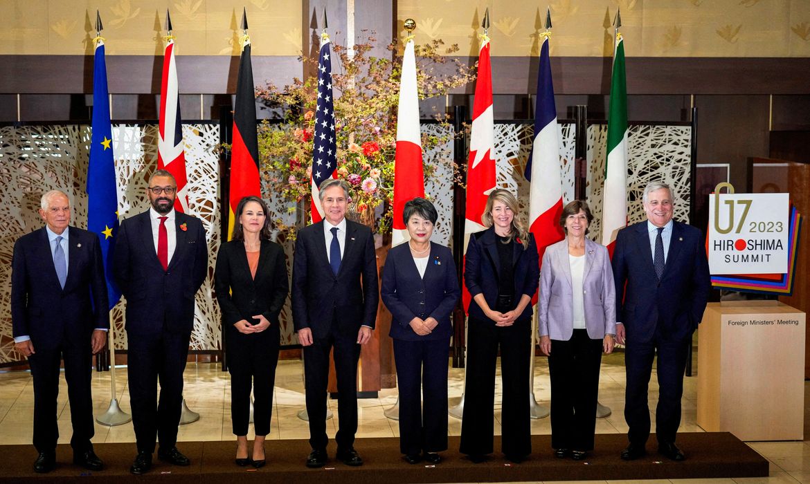 Reunião do G7 em Tóquio
 8/11/2023   Eugene Hoshiko/Pool via REUTERS