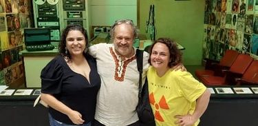 Marcus Viana no programa Mosaico, da Rádio Nacional da Amazônia 
