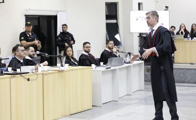 Brasília 06/12/2024 Iniciado na manhã desta sexta-feira (6) o último dia do Tribunal do Júri do caso Genivaldo de Jesus Santos, que morreu durante uma abordagem policial. Foto TRF5