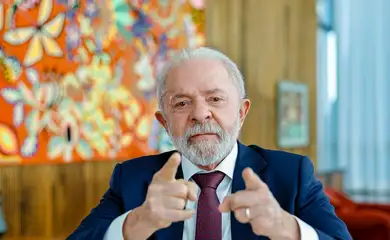 Brasília - DF. - 17/07/2025 - Presidente da República, Luiz Inácio Lula da Silva durante entrevista à CNN. Palácio da Alvorada.   Foto: Ricardo Stuckert / PR